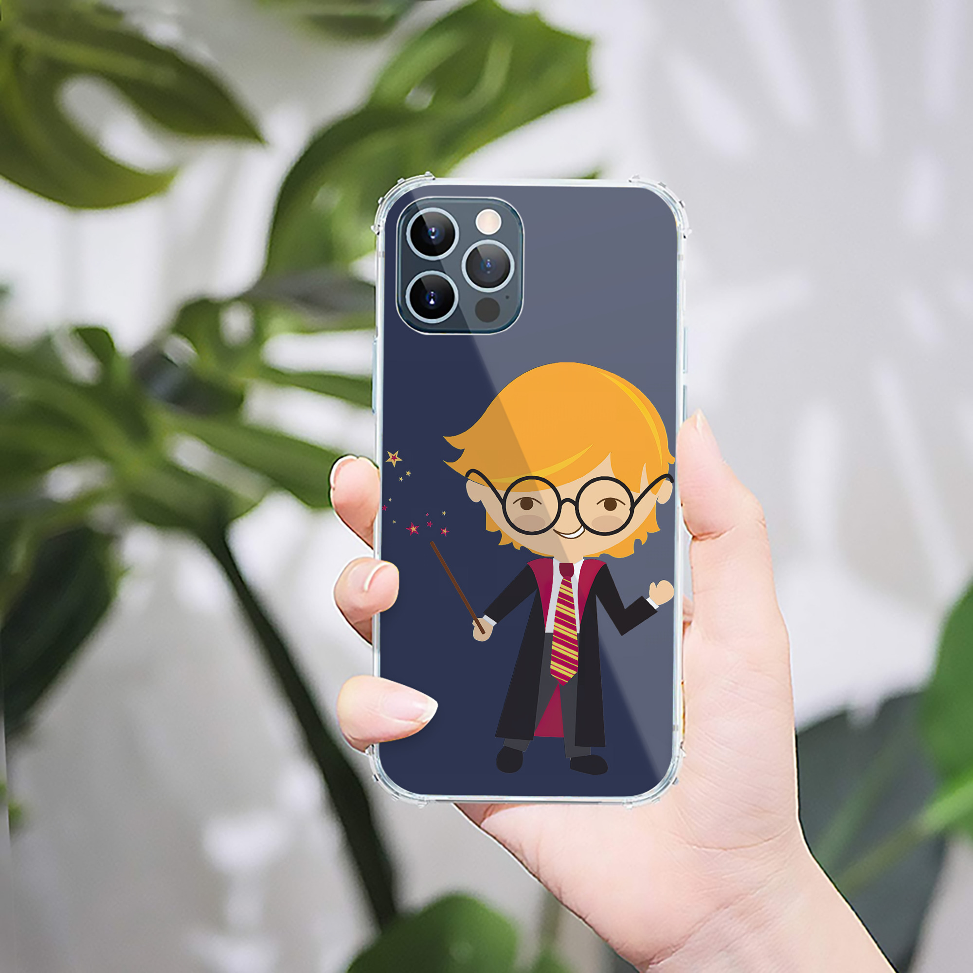 （画像用） Harry Potter ハリー・ポッターシリーズ 【iPhone 12シリーズ対応】透明スマホケース（クリアソフトケース）